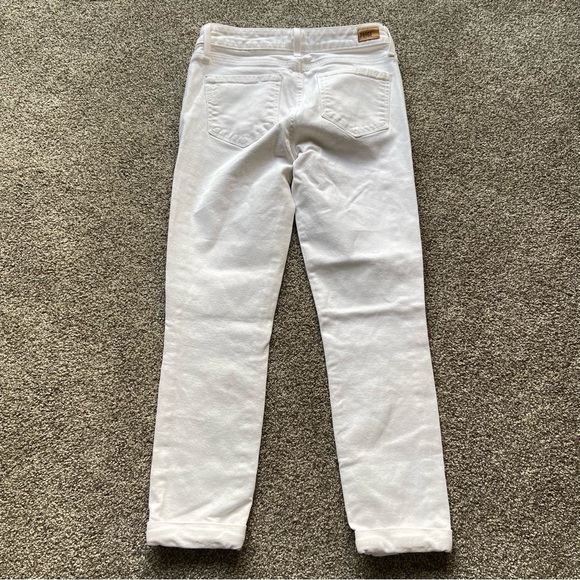 PAIGE KYLIE CROP JEANS WHITE SIZE 26 - Picture 2 of 7
